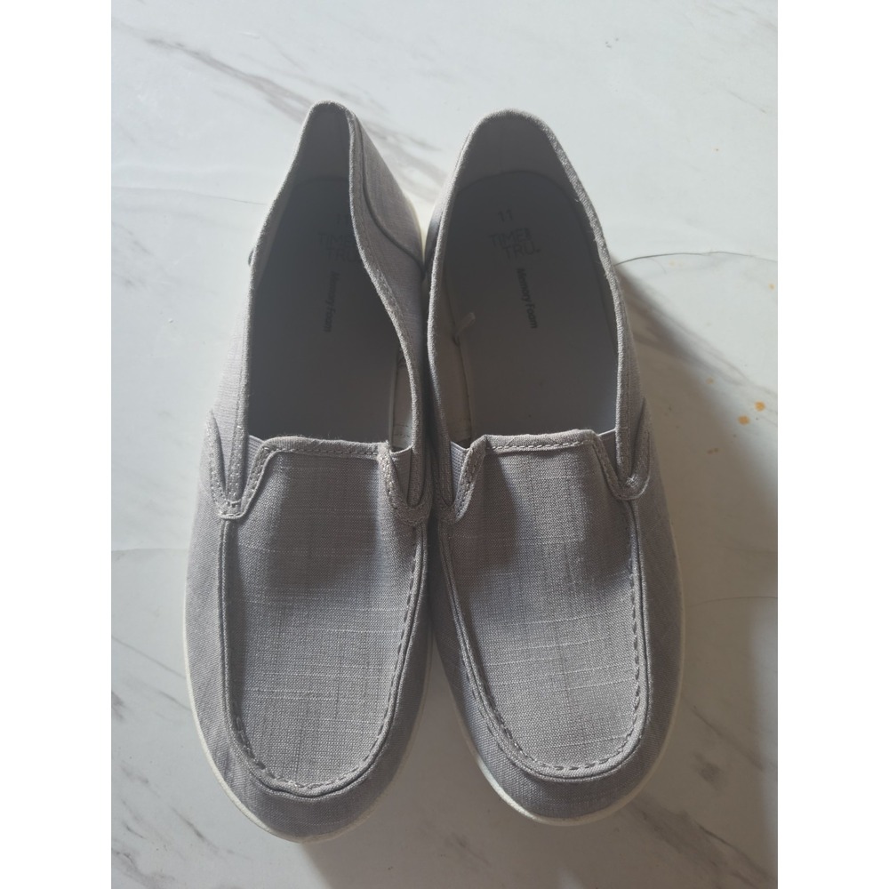 Time and Tru Slide On shoes Gray size 11W women, Gently Used Condition